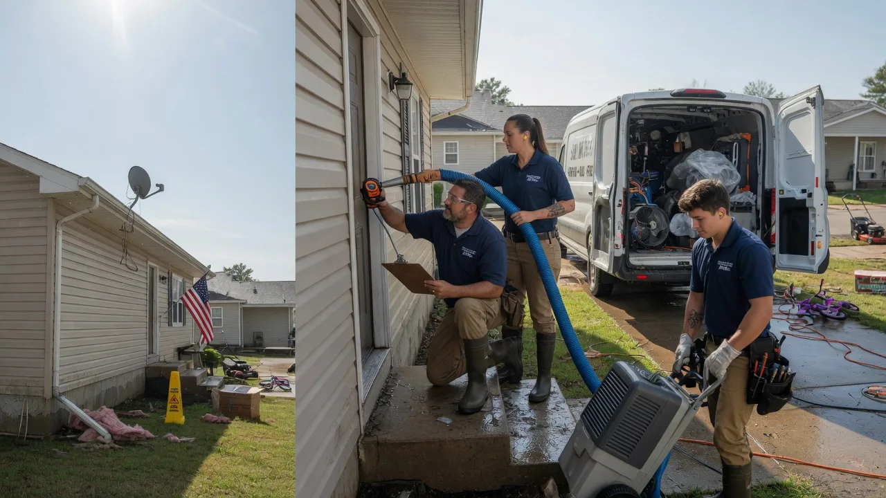 Ceiling Water Damage Restoration in Gardners, PA near me